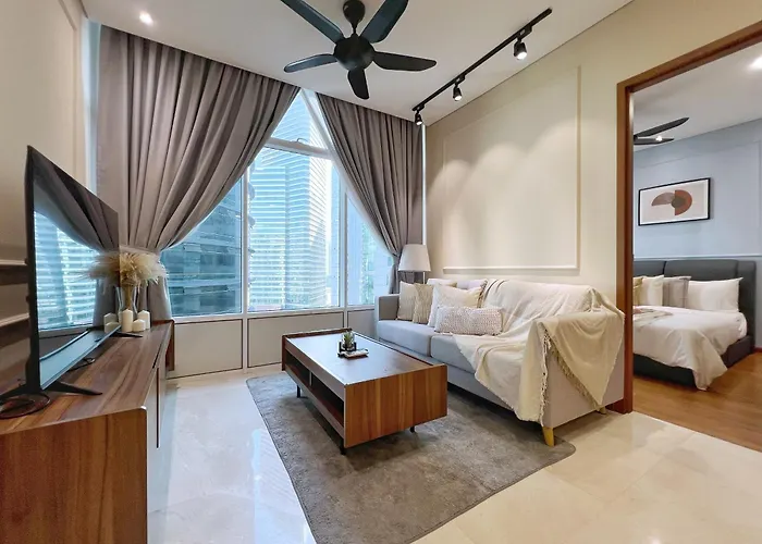 Sky Suites Calm 2Br Suite At Klcc