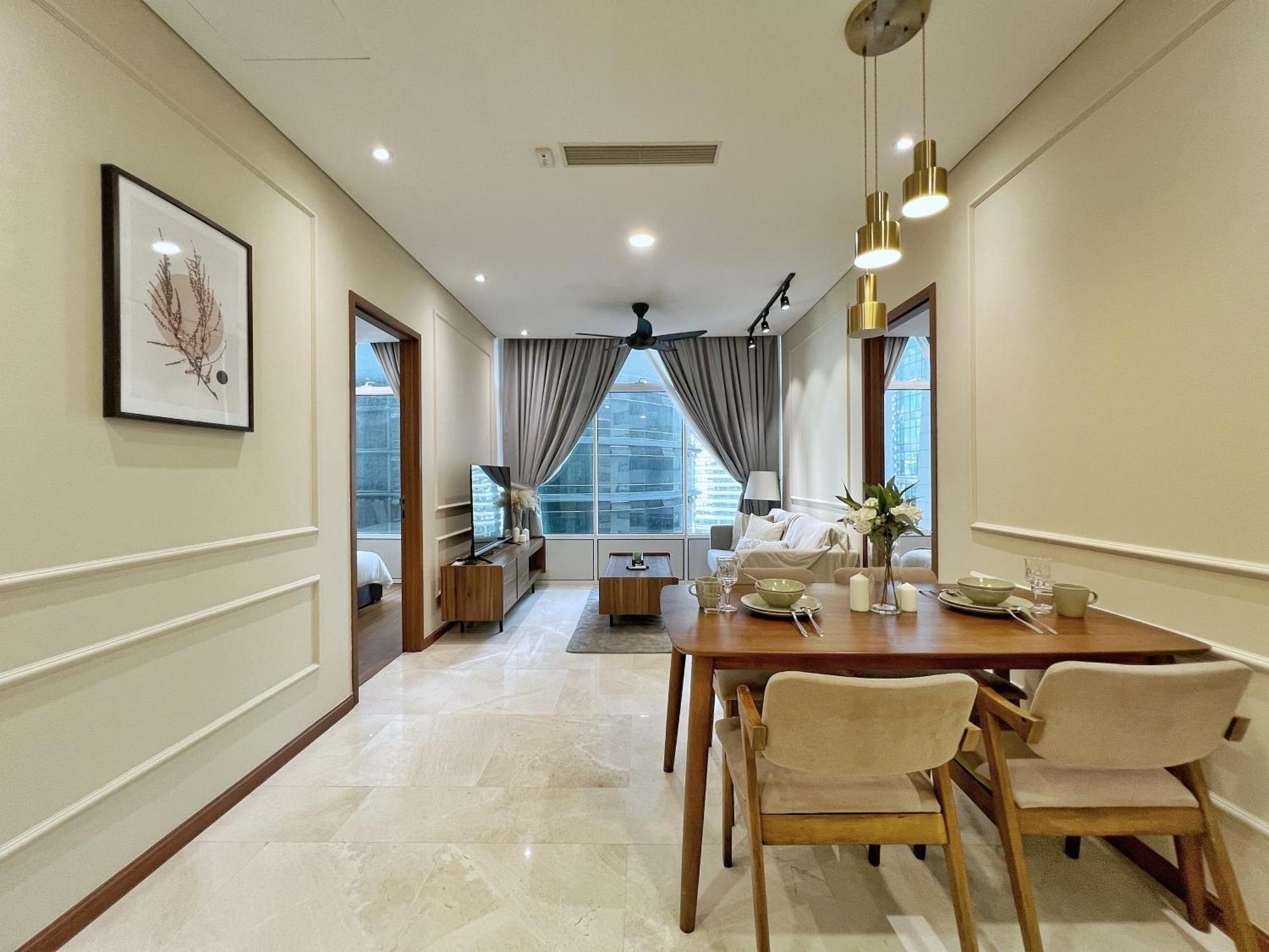 Sky Calm 2br At Klcc Pangsapuri Kuala Lumpur